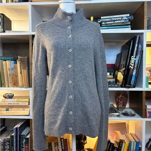Inhabit Gray Women's Cardigan Sweater